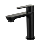 GO by Van Marcke Helene Fonteinkraan - koudwaterkraan - keramische schijven - fixatieset - mat zwart SW930592