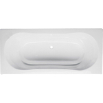 GO by Van Marcke Jersey inbouwbad - 180x80cm - ergonomische schuine rugzijde - incl poten - acryl - glans wit SW292550