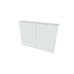 Nemo Spring Nebulo spiegelkast B900 x H650 x D178 mm 2 deuren glazen leggers met stopcontact zonder schakelaar kleur Minnesota Oak Chocolat SW646775