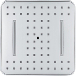 GO by Van Marcke Bisa hoofddouche 12 1 jet 200 x 200 mm antikalk membraan universele aansluiting 1/2 voor wandmontage SW293673