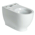 Nemo Spring Cascata duoblokpot 66.5x41x36cm zonder spoelrand Huitgang 65cm porselein wit SW401036