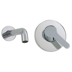 Nemo Spring Lana wastafelmengkraan inbouw eengreepsmontage met uitloopbek chroom SW287652