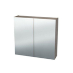 Nemo Spring Nebulo spiegelkast - 120x65x17.8cm - 2 deuren - glazen leggers - met stopcontact - zonder schakelaar - kleur: H868 BST Rila Oak SW637038