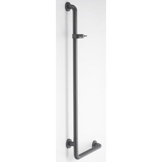 Normbau Nylon Care 400 steungreep - 40x115.8cm - met douchekophouder - belasting max. 175KG - wit