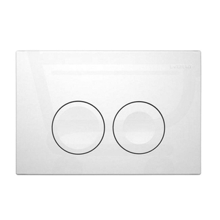 Geberit Delta21 bedieningsplaat frontbediening wit OUTLET