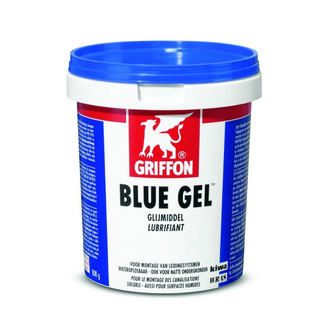 Griffon glijmiddel blue gel pot=800gr kiwa