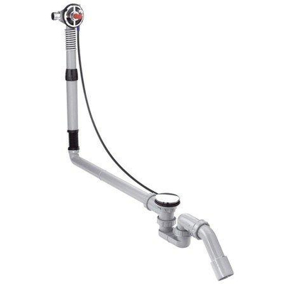 Hansgrohe Exafill S badafvoer overloop en vulcombinatie met waste basisgarnituur voor speciaal bad