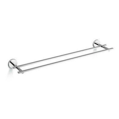 Clou Flat handdoekrek 60cm dubbel Chroom