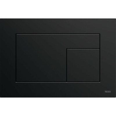 Tece TECEvelvet WCbedieningsplaat duospoeltechniek kleur Nero Ingo zwart