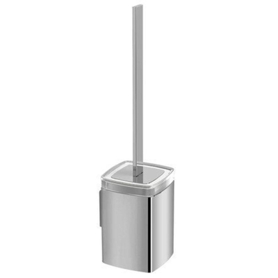 Nemo Stock Zelo Toiletborstelgarnituur 39x11x10cm Wandmontage Chroom