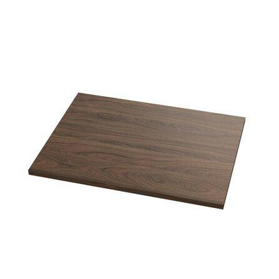 Nemo Spring Vero wastafeltablet B700 x H18 x D500 mm kleur Carini Walnut Natur
