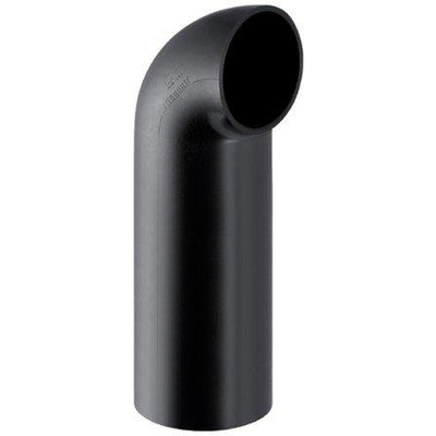 Geberit afvoer PE fitting bocht 90° kleine radius 90