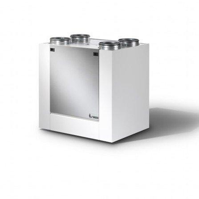 Vasco D350 ventilatieunit systeem D met warmteterugwinning 350m3h ErP ventilatie A