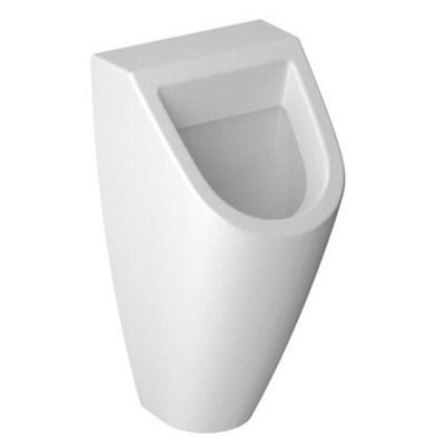 Nemo Start Star II urinoir met achteraansluiting voor inbouwflush 310 x 300 x 625 mm porselein wit