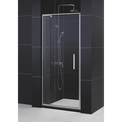 Nemo Pina draaideur 90x200cm 6mm Helder veiligheidsglas met antikalk links en rechts Chroom