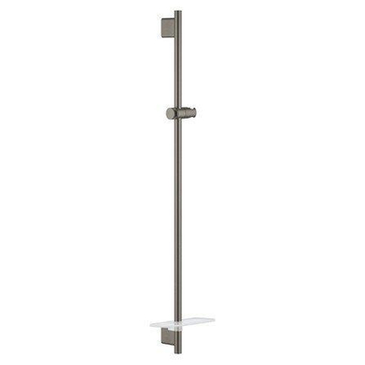 GROHE Rainshower SmartActive Glijstang - 90cm - met zeepschaal - hard graphite geborsteld