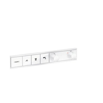 Hansgrohe RainSelect afbouwdeel voor inbouw douchekraan thermostatisch voor 3 functies 52.7x90cm mat wit
