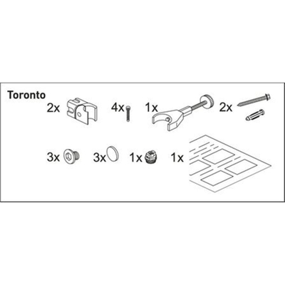 Nemo Spring bevestigingsset voor Nemo Spring Toronto