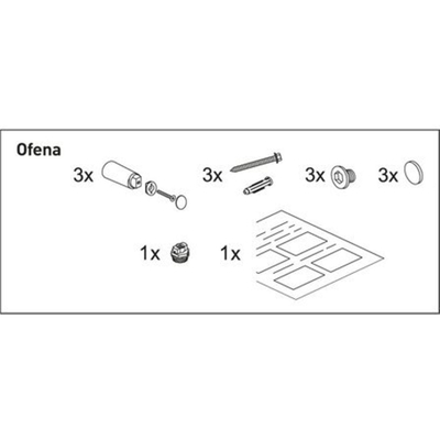 Nemo Spring bevestigingsset voor Nemo Spring Ofena