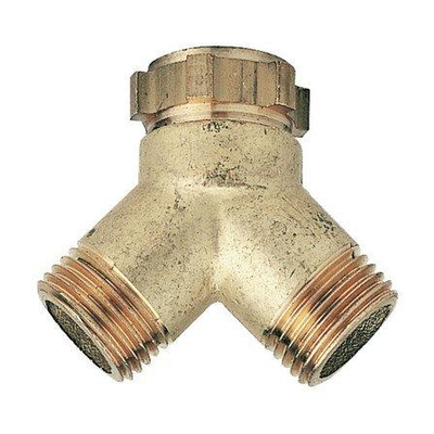 Ystuk messing 34M x 34F x 34M