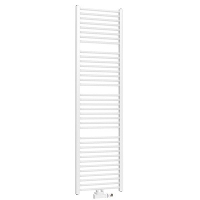 Henrad Oceanus handdoekradiator 141.1x49.5cm 644watt 6 aansluitingen Staal Wit Glans