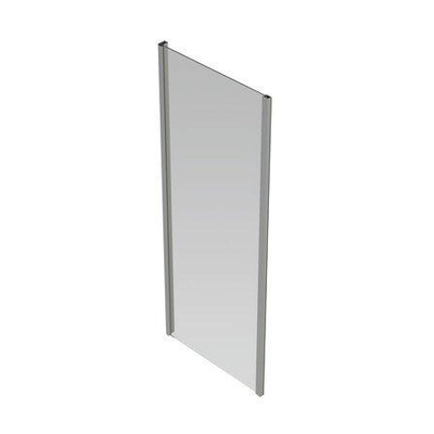 GO by Van Marcke Belo vaste wand 80x190cm 6mm easy clean glas profielen aluminium verchroomd regelbaar 76.5-79cm