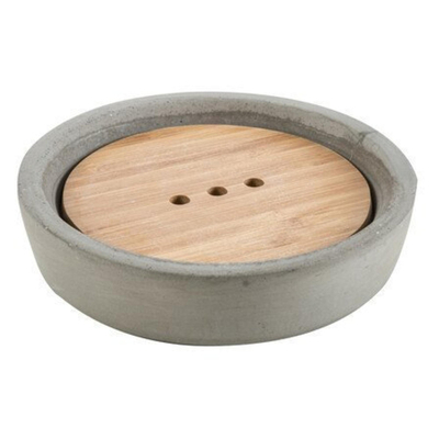 Nemo Stock Natural Boro zeephouder 115 x 25 mm materiaal betonhout