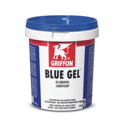 Griffon glijmiddel blue gel pot=800gr kiwa