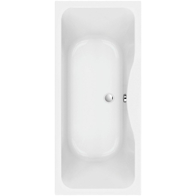 Nemo Start Monza inbouwbad duo 180x80x44mm 208L met potenstel wit acryl