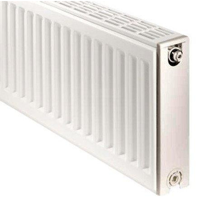Henrad set zijpanelen voor radiator 50x10.2cm type 22 Staal Wit Glans