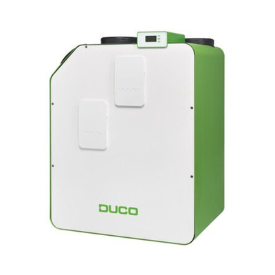 Duco WTW DucoBox Energy 325 1ZH - 1 zone sturing met heater - rechts - 325m³/h