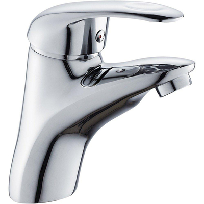 GO by Van Marcke Surf eengreepsmengkraan wastafel met automatische afloop waterbesparend keramische schijven inclusief flexibele slangen en bevestigingsset