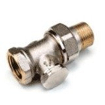 Comap Sar voetventiel vernikkeld recht 3/8 Kvs = 1,55 m3/h