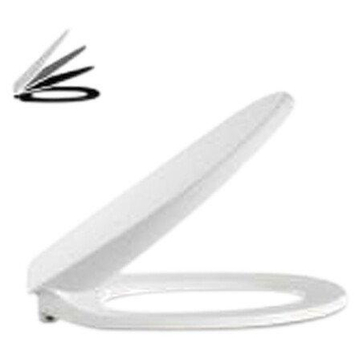 Pressalit Calmo closetzitting met softclose en vast scharnier wit