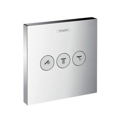 Hansgrohe ShowerSelect afbouwdeel voor inbouwstopkraan met 3 stopfuncties chroom