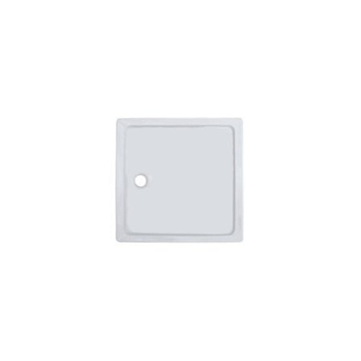 GO by Van Marcke Eden douchebak witte acryl 80x80x3.5 cm geluidsdempend 16 mm verstevigde bodemlaag en fiberlaag