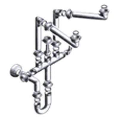 Nemo Skill sifon voor spoeltafel met 2 bakken plaatsbesparend aansluiting met vaatwas is mogelijk 64 x 40 mm PP grijs