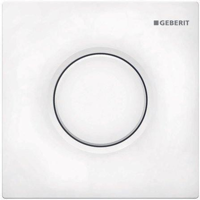 Geberit type 01 urinioir bedieningsplaat - pneumatisch - ronde knop - wit