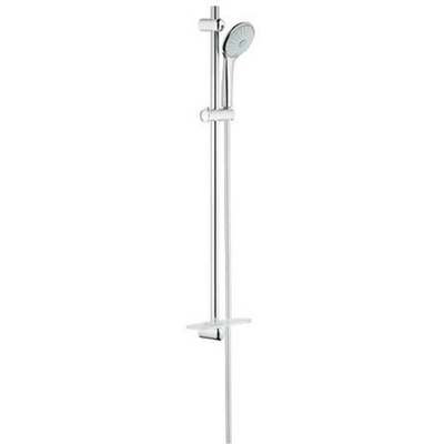 GROHE Euphoria 110 Massage Glijstangset - 90cm - ronde handdouche - 3 straalsoorten - gladde doucheslang - met zeepschaal - chroom