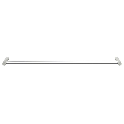 Nemo Spring Tilde handdoekhouder enkel wandmontage 620 x 20 x 90 mm messing geborsteld nikkel