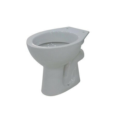 Nemo Go vrijstaande wc pot 47,6x35,7x39,1cm porselein wit muuraansluiting zonder zitting