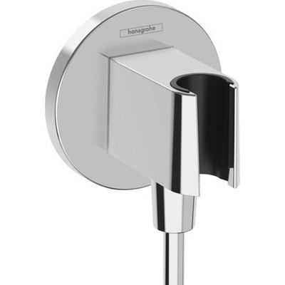 Hansgrohe Fixfit porter s wandhouder m. muuraansluitbocht m. terugslagklep chroom