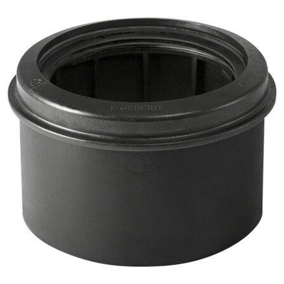 Geberit PE overgangsstuk PE 110x90mm zwart