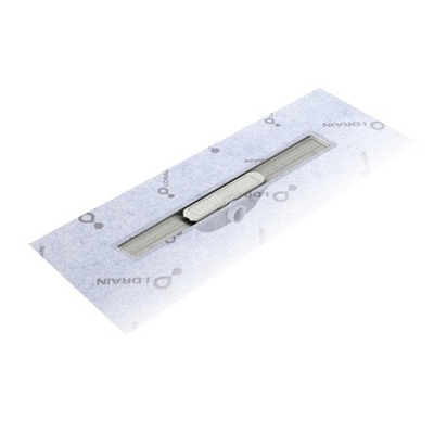 IDrain Pro Linear 54 douchegoot zonder rooster L 800 mm met voorgelijmd waterdichtingsdoek van 330 mm TWEEDEKANS