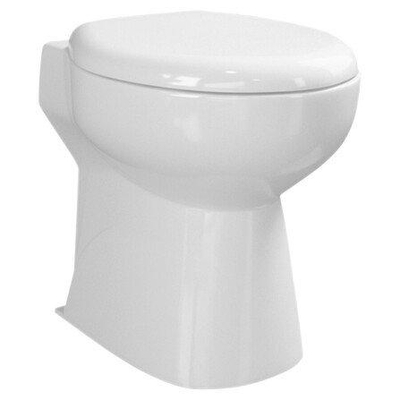 GO by Van Marcke staand toilet met vermaler met dubbele spoeling 2/44 Liter met zitting