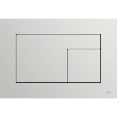 Tece TECEvelvet WCbedieningsplaat duospoeltechniek kleur Grigio Efeso steengrijs