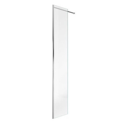 Saniclass Bellini inloopdouche zijwand 30x200cm 8mm excl profiel en stabilisatiestang anti kalk chroom