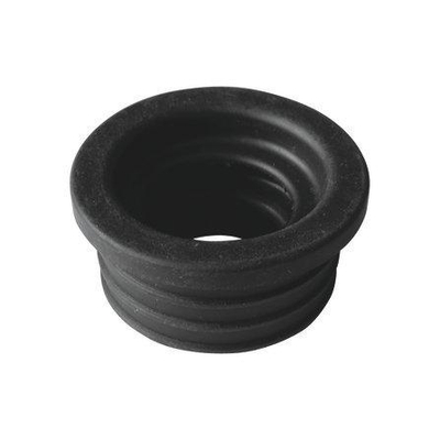 De Beer Sifonmanchet gummi 50x32mm zwart