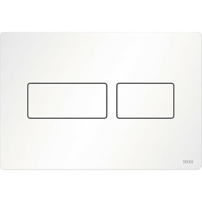Tece Tecesolid bedieningsplaat - 22x15cm - duospoeltechniek - mat wit
