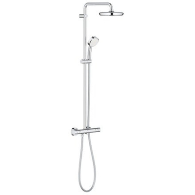 GROHE Tempesta Cosmopolitan Regendoucheset Opbouw - aquadimmer - hoofddouche 21cm - handdouche 10cm - chroom